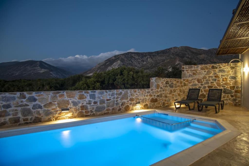 Sia Elafonisi Pool House Villa Bagian luar foto