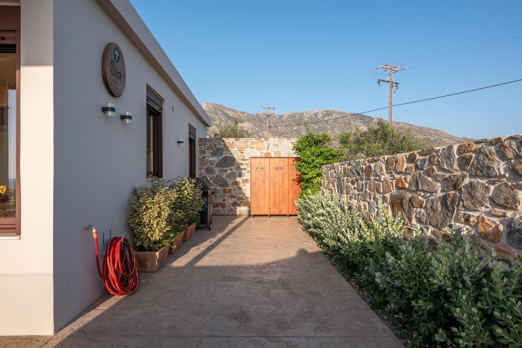 Sia Elafonisi Pool House Villa Bagian luar foto