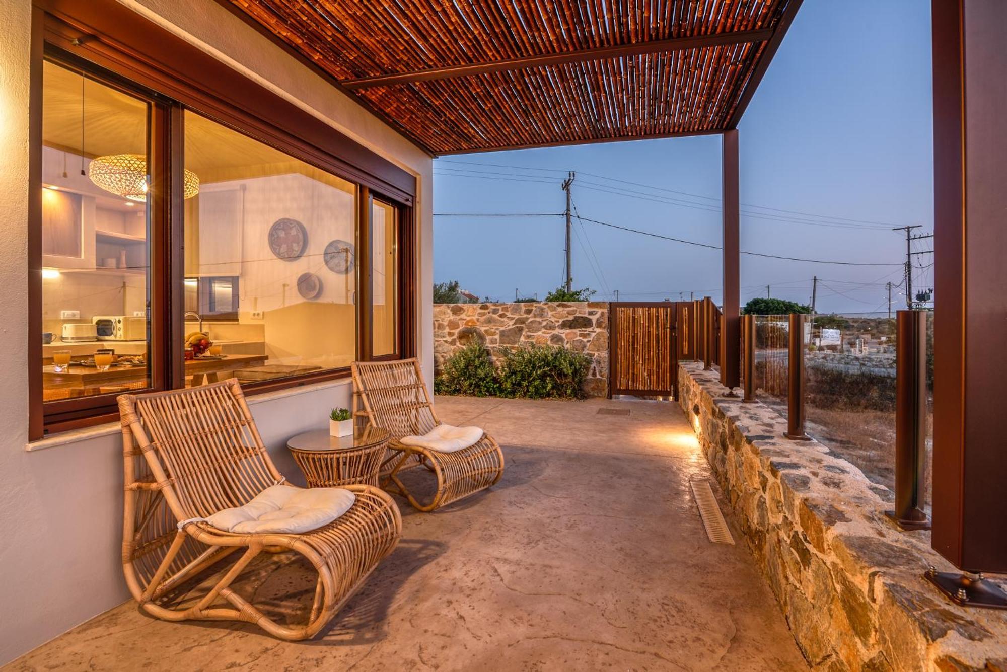 Sia Elafonisi Pool House Villa Bagian luar foto